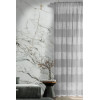 Firana z taśmą WONDERFUL CHIC 140x300 szara